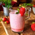 Milkshake à la fraise